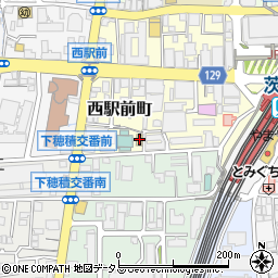 セブンイレブンＪＲ茨木駅西店周辺の地図