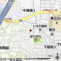 大阪府茨木市紫明園1-4周辺の地図