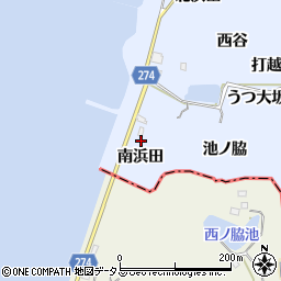 愛知県常滑市坂井（南浜田）周辺の地図