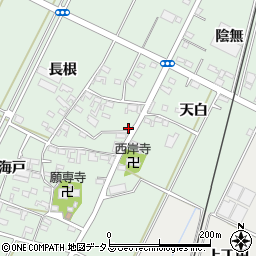 愛知県西尾市吉良町富田東屋敷6周辺の地図