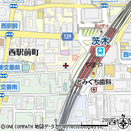 水道レスキュー西駅前町・茨木市駅・南茨木・宇野辺周辺の地図
