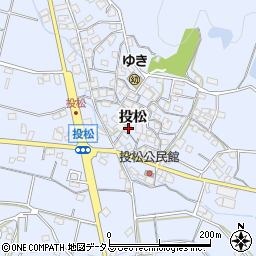 兵庫県加古川市志方町投松175周辺の地図