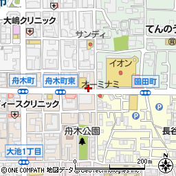 リパーク茨木舟木町第３駐車場周辺の地図