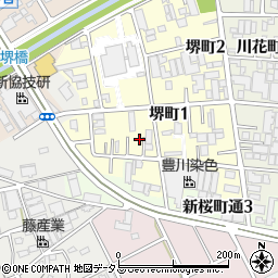 愛知県豊川市堺町1丁目49周辺の地図