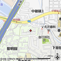 大阪府茨木市紫明園1周辺の地図