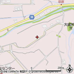 兵庫県神戸市北区淡河町萩原周辺の地図