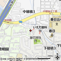 大阪府茨木市紫明園1-3周辺の地図