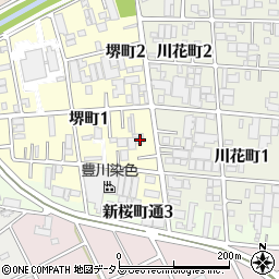 愛知県豊川市堺町1丁目26周辺の地図