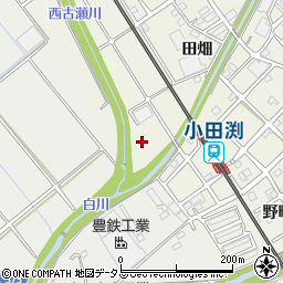 小田渕公園トイレ周辺の地図