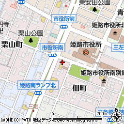 ファミリーマートジミー姫路市役所南店周辺の地図