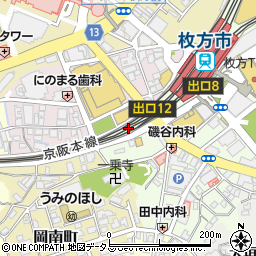 とんかついなば和幸 京阪枚方店周辺の地図