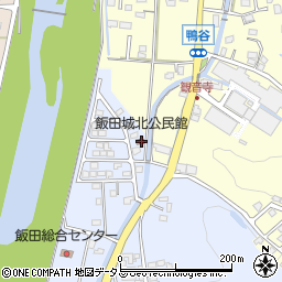 飯田城北公民館周辺の地図