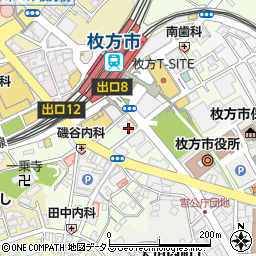 タイムズ岡東町駐車場周辺の地図