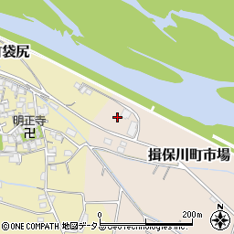兵庫県たつの市揖保川町市場974周辺の地図