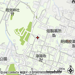 兵庫県姫路市四郷町上鈴周辺の地図