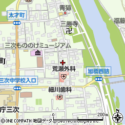 広島県三次市三次町1583周辺の地図