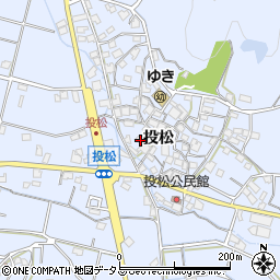 兵庫県加古川市志方町投松202周辺の地図