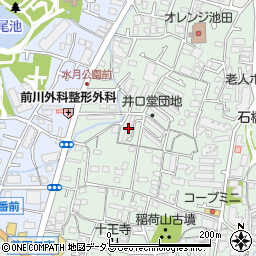 府住宅供給公社井口堂団地６号棟周辺の地図