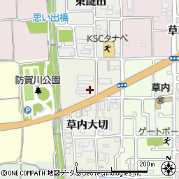 京都府京田辺市草内大切31周辺の地図