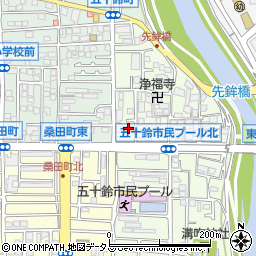 セブンイレブン茨木五十鈴町店周辺の地図