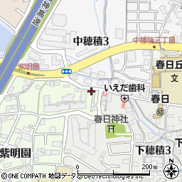 大阪府茨木市紫明園1-49周辺の地図