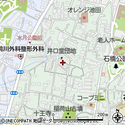 府住宅供給公社井口堂団地２号棟周辺の地図