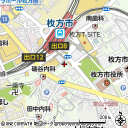 三井住友信託銀行枚方支店・京阪枚方支店周辺の地図