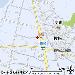 兵庫県加古川市志方町投松368周辺の地図
