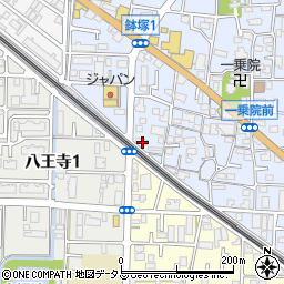 大阪府池田市鉢塚1丁目8-20周辺の地図