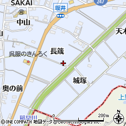 稲早川周辺の地図