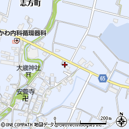 兵庫県加古川市志方町上冨木793周辺の地図