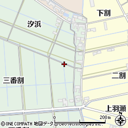 愛知県西尾市一色町細川周辺の地図