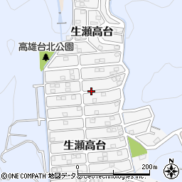兵庫県西宮市生瀬高台周辺の地図