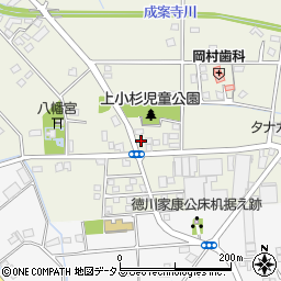 静岡県焼津市上小杉106周辺の地図