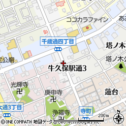 〒442-0886 愛知県豊川市牛久保駅通の地図