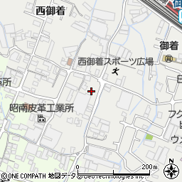兵庫県姫路市御国野町西御着497周辺の地図