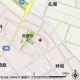 愛知県豊川市当古町東新井周辺の地図