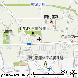 静岡県焼津市上小杉118周辺の地図
