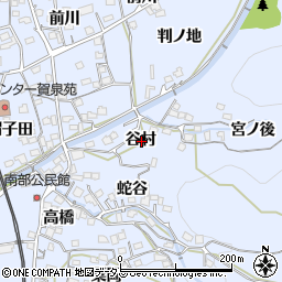 京都府綴喜郡井手町多賀谷村周辺の地図
