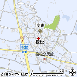 兵庫県加古川市志方町投松198周辺の地図