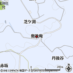 京都府井手町（綴喜郡）多賀（奥後庵）周辺の地図