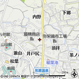 愛知県蒲郡市金平町東橋41周辺の地図