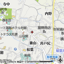 愛知県蒲郡市金平町東橋24周辺の地図