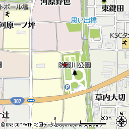 京都府京田辺市興戸十曽周辺の地図