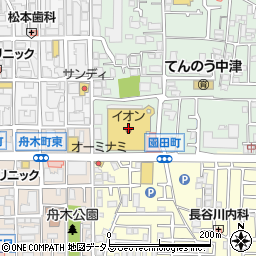 ブブアブ　イオン新茨木店周辺の地図