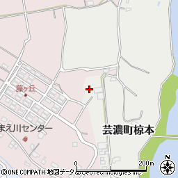 三重県津市芸濃町椋本442周辺の地図