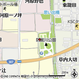 京都府京田辺市興戸十曽周辺の地図