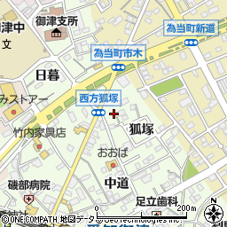愛知県豊川市御津町西方狐塚15-2周辺の地図