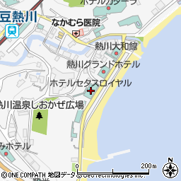 伊豆熱川温泉ホテルセタスロイヤル周辺の地図