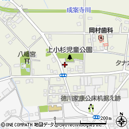 静岡県焼津市上小杉110周辺の地図